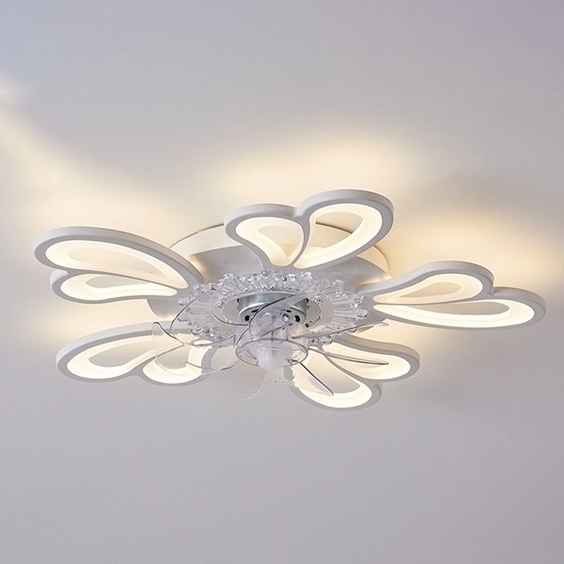 Hana Ceiling Fan with Light, 8 Style 