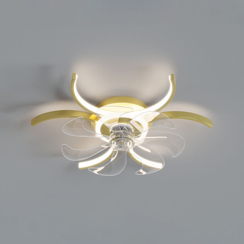 Lacey Ceiling Fan with Light, 4 Style, DIA 52CM