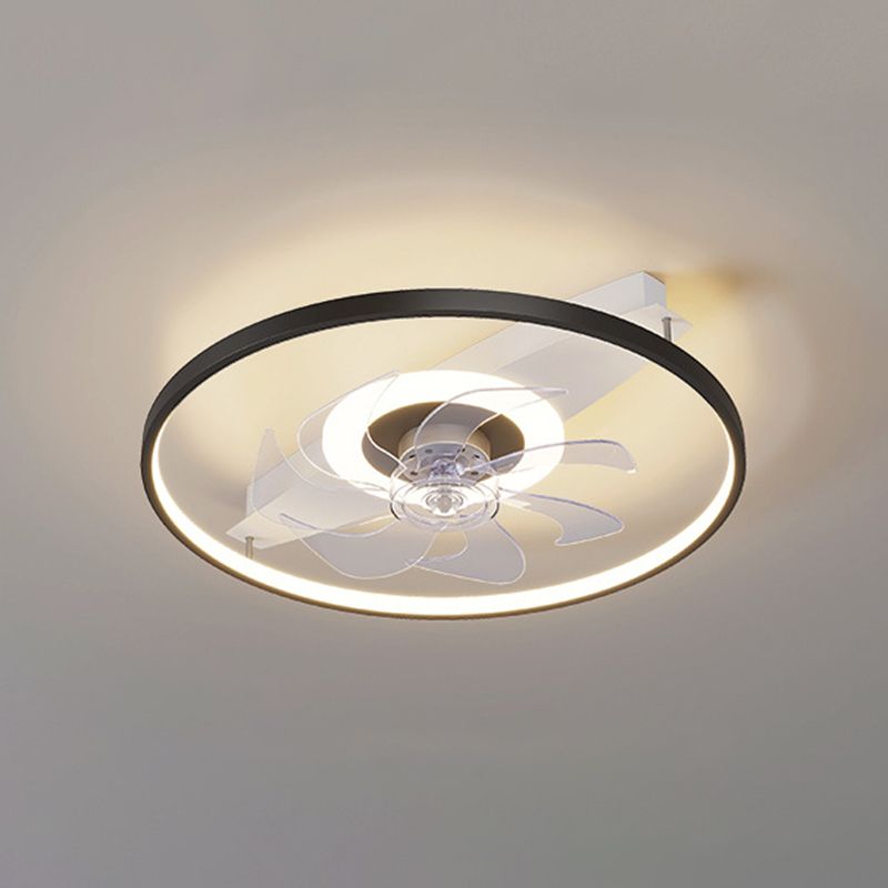 Edge Black Ceiling Fan with Light, 2 Style/Colour, DIA 50/52CM