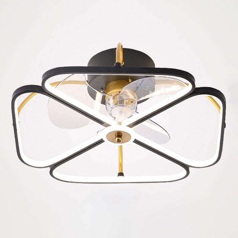 Hana Ceiling Fan with Light, 3 Style, DIA 50CM