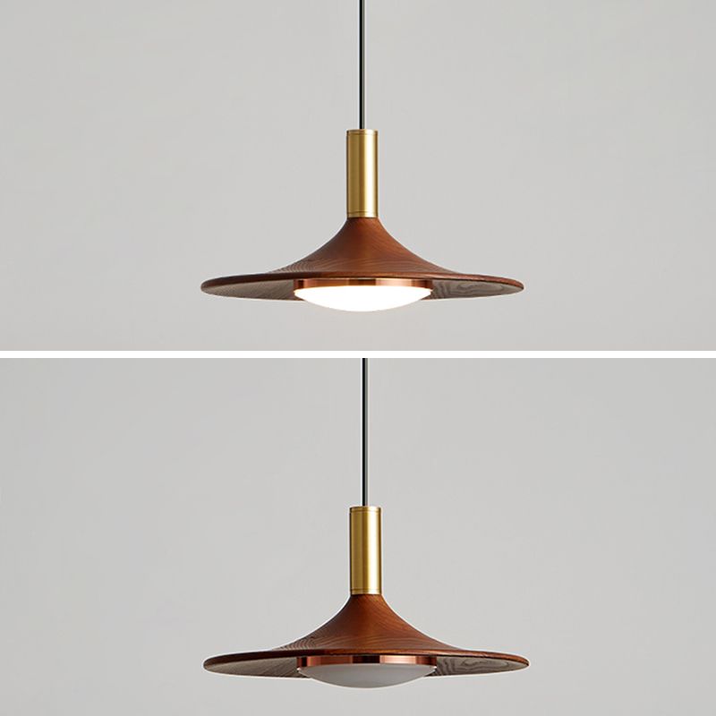 Carins Cluster Pendant Lamp, Metal &amp; Wood, 1/2/3 Heads, DIA 25CM/35CM 