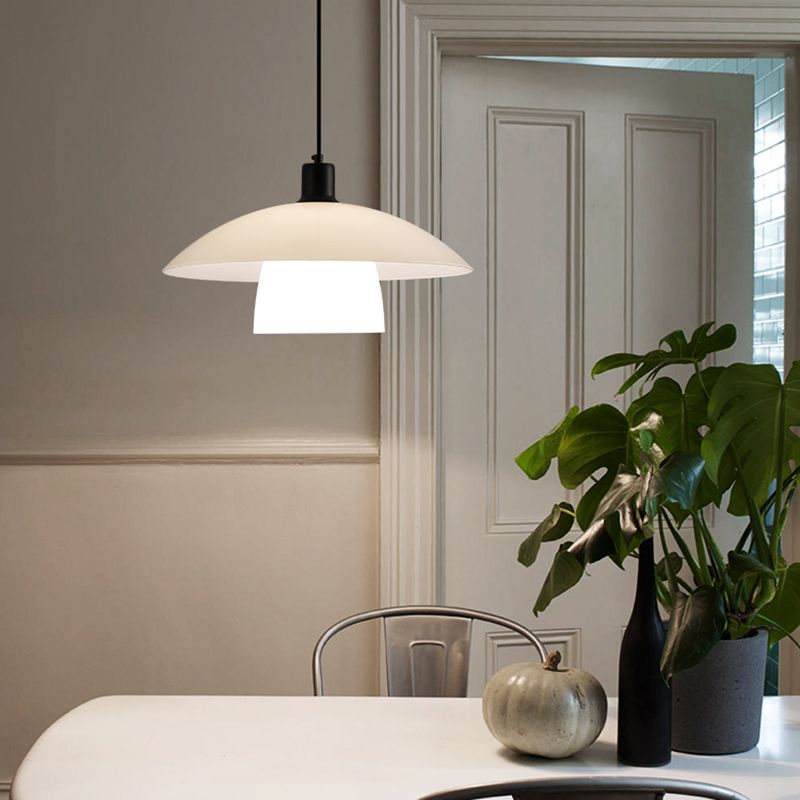 Carins White Pendant Lamp, DIA 30CM/40CM