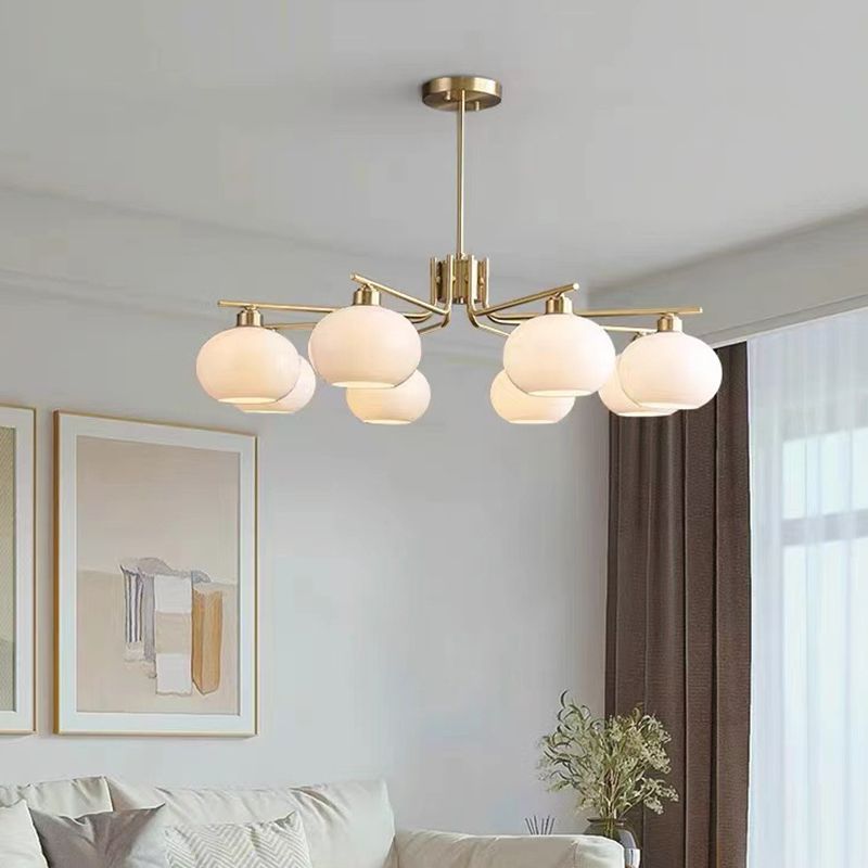 Valentina Chandeliers, 2 Colors, 3/6/8 Heads 