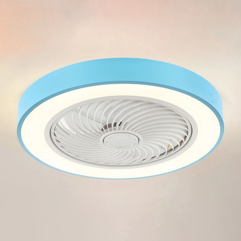 Morandi Invisible Blades Ceiling Fan with Light, 6 Colour, DIA 51CM