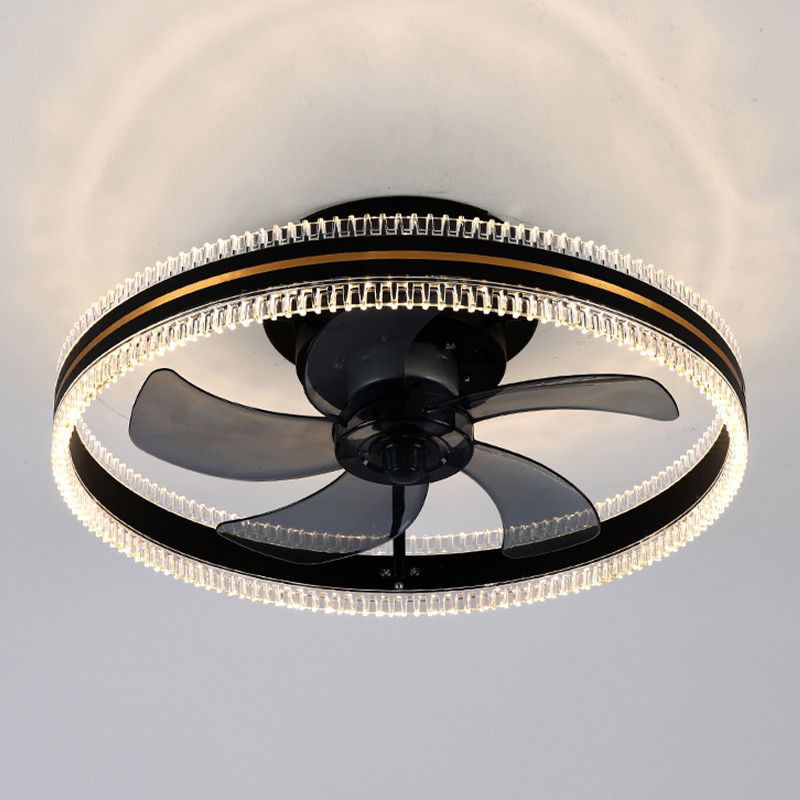 Kirsten Double-light Ceiling Fan with Light, 4 Colour, DIA 50CM