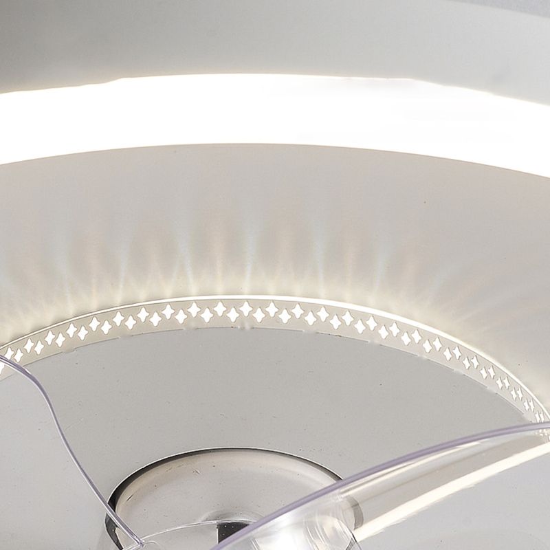 Quinn White Double-light Ceiling Fan with Light, DIA 40/50CM 