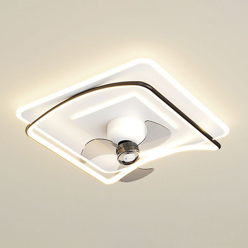 Lacey Geometry Ceiling 2-Fans Light, 2 Style, DIA 50CM 