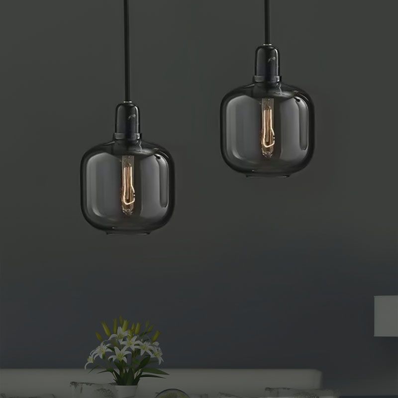 Hailie Cylinder Pendant Lamp, 2 Colours, DIA 11CM/17CM