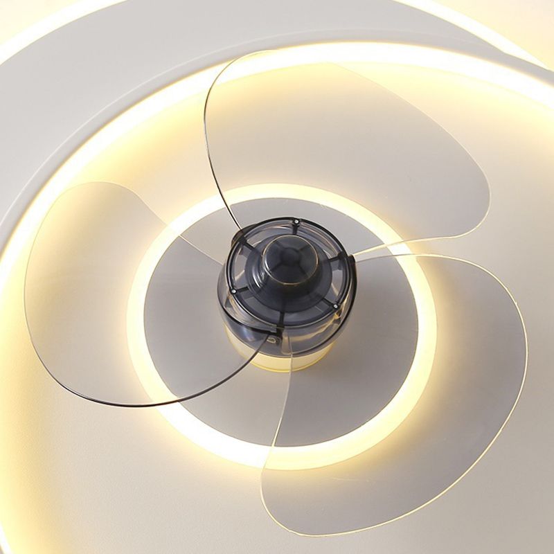 Arisha 2-rings Ceiling Fan with Light, 2 Colour, DIA 46/56CM