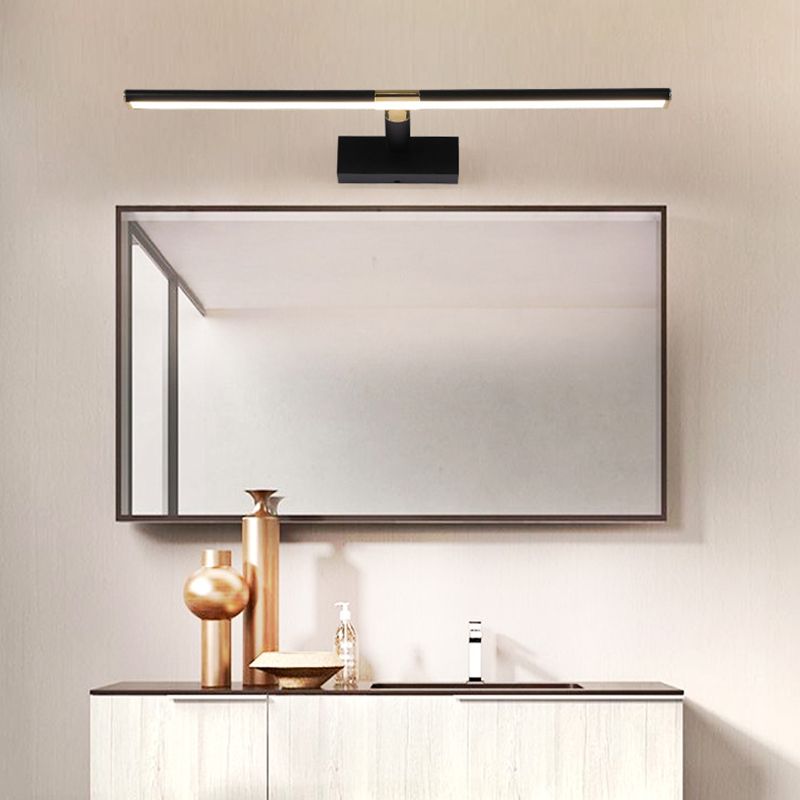 Edge Lineær Moderne Spejl Front Vanity Væglampe, Badeværelse