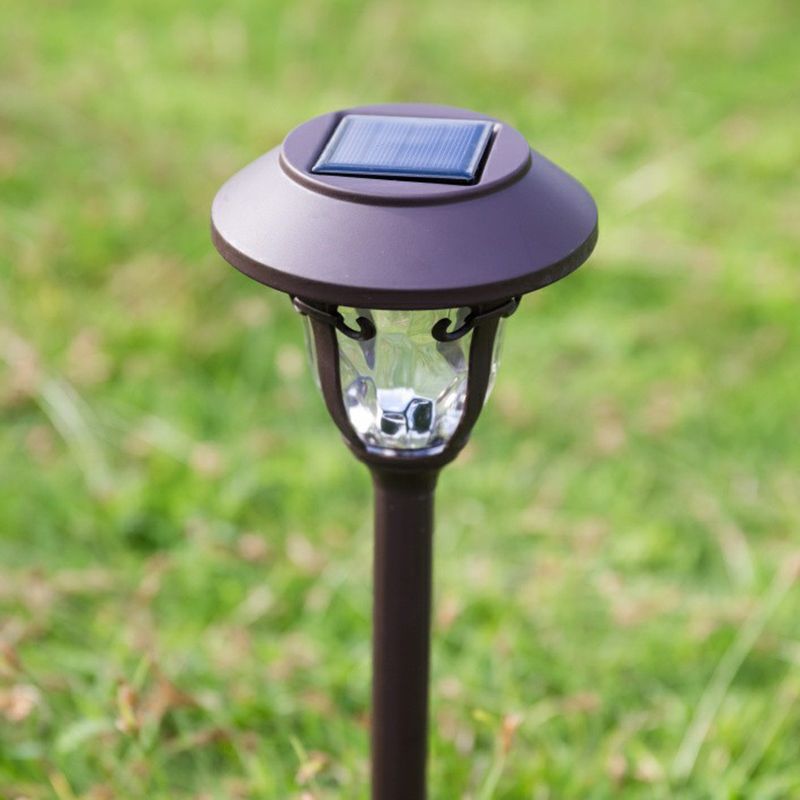 Pena clear beveled glass solar cell Outdoor lamps 