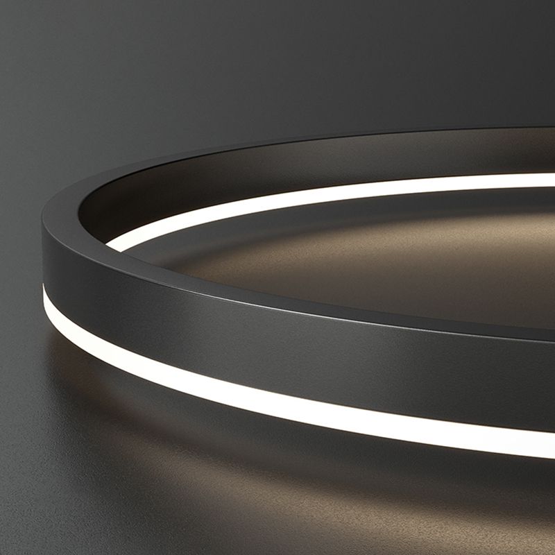 Arisha 3-Ring Black Pendant Lamp, 3 Styles 