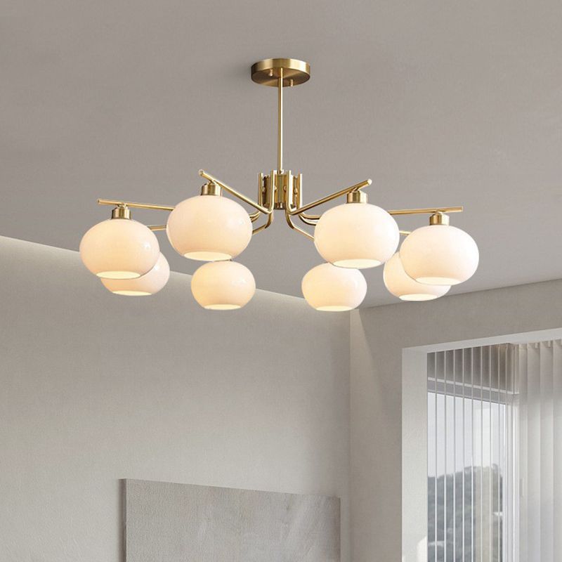 Valentina Chandeliers, 2 Colors, 3/6/8 Heads 