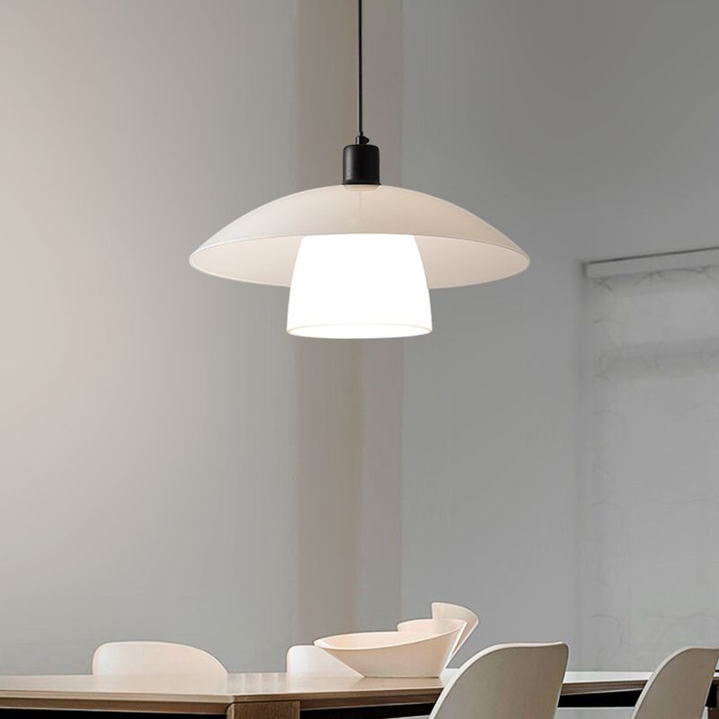 Carins White Pendant Lamp, DIA 30CM/40CM