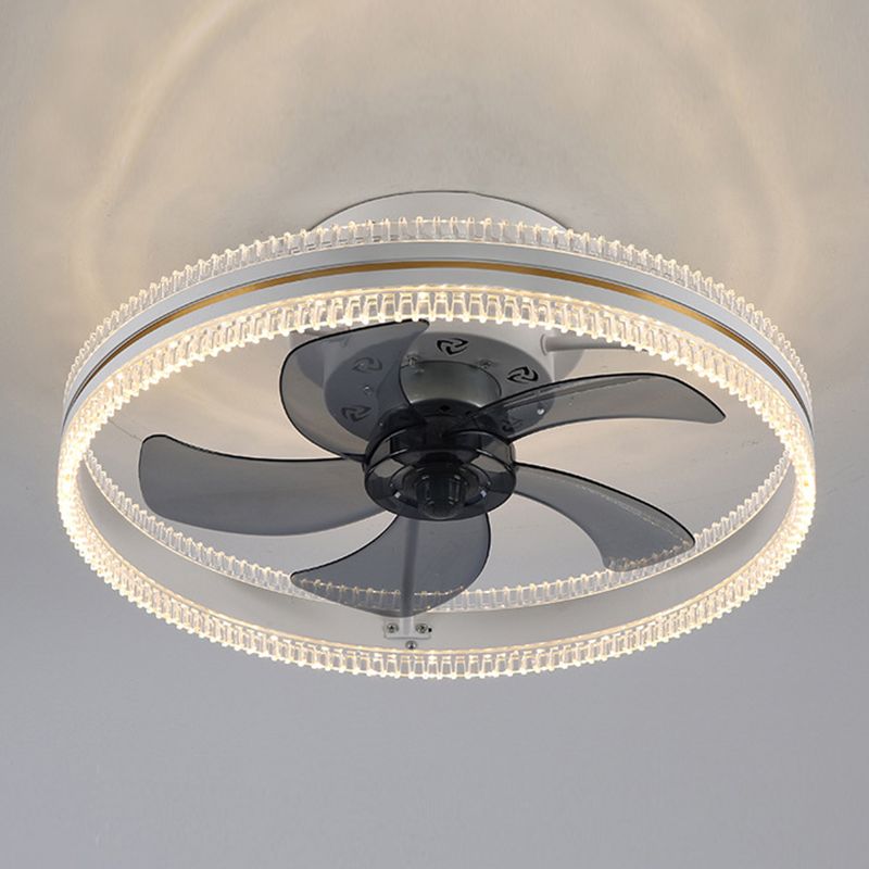 Kirsten Double-light Ceiling Fan with Light, 4 Colour, DIA 50CM