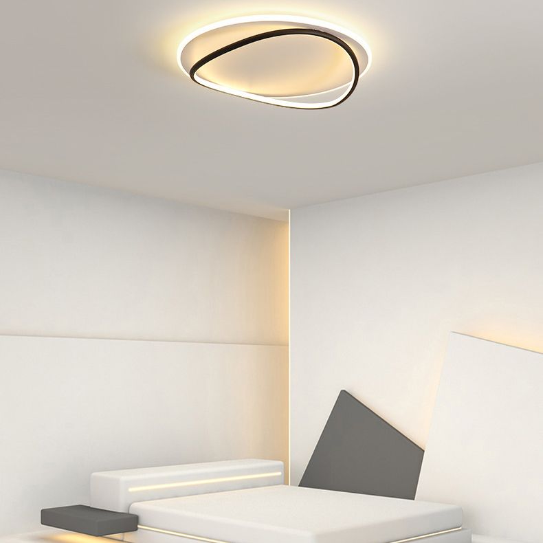 Quinn Double-Ring Ceiling Lamp, 2 Colours 