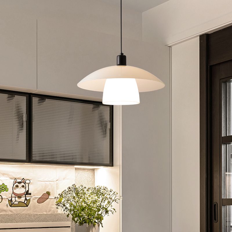 Carins White Pendant Lamp, DIA 30CM/40CM