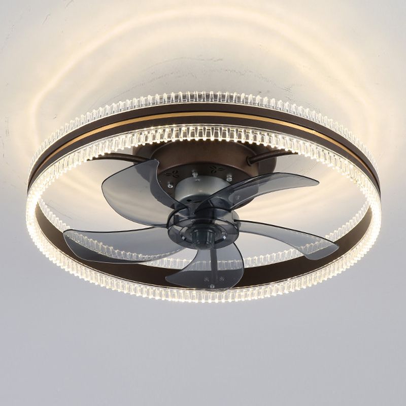 Kirsten Double-light Ceiling Fan with Light, 4 Colour, DIA 50CM