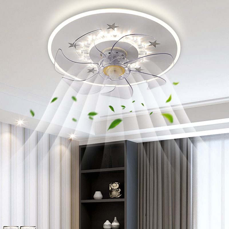 Edge Ring Ceiling Fan with Light, 6 Colour, DIA 40CM