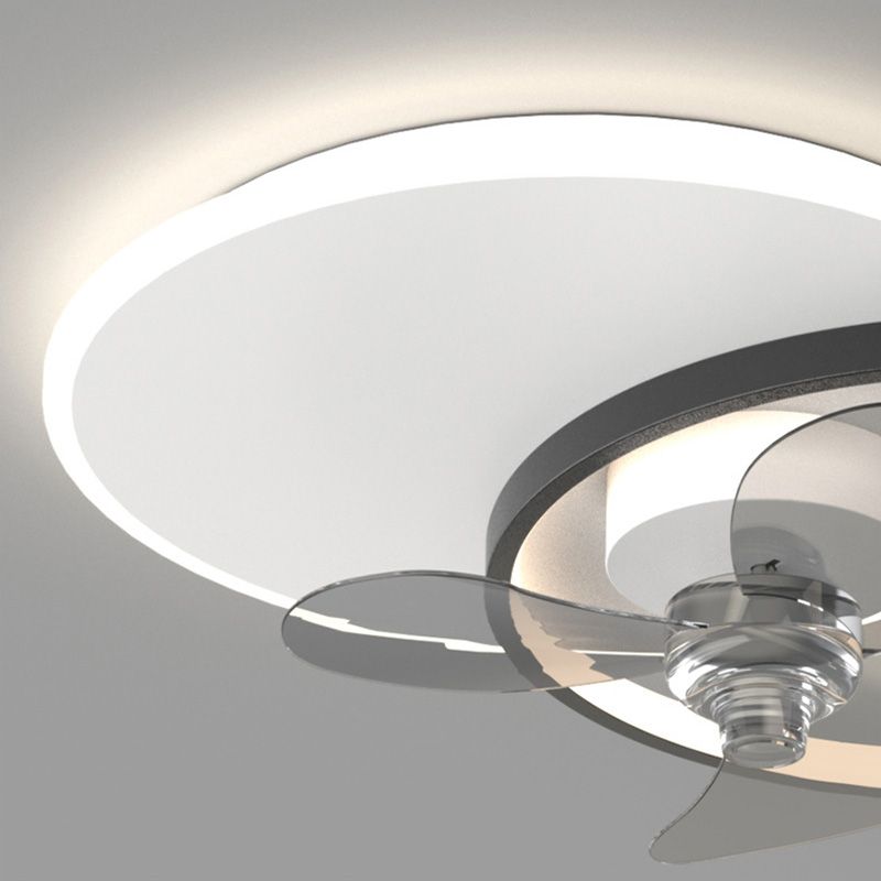Arisha 2-rings Ceiling Fan with Light, 2 Colour, DIA 60CM