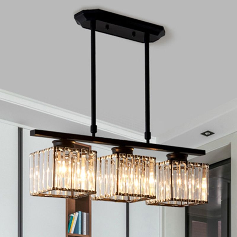 Kristy Pendant Lamp, Black, Gold, 3/4 Heads