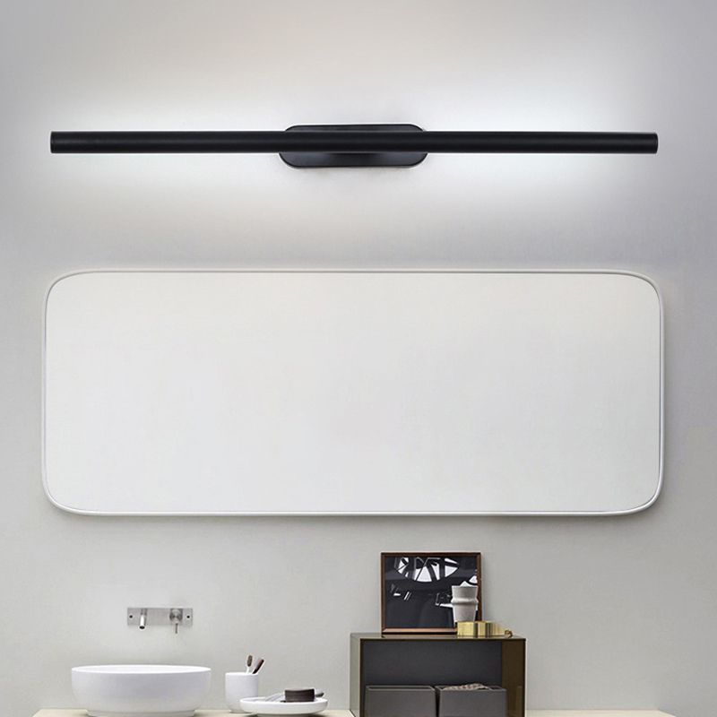 Edge Tube Mirror Lamp for Bathroom, 2 Colours, L 49/59/68CM 