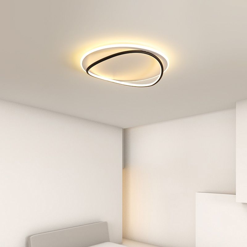 Quinn Double-Ring Ceiling Lamp, 2 Colours 