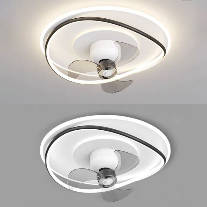 Lacey Geometry Ceiling 2-Fans Light, 2 Style, DIA 50CM 