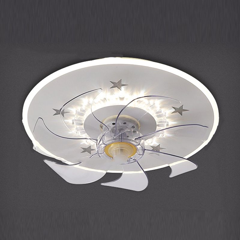 Edge Ring Ceiling Fan with Light, 6 Colour, DIA 40CM 