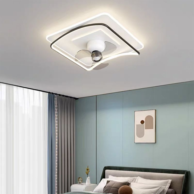 Lacey Geometry Ceiling 2-Fans Light, 2 Style, DIA 50CM