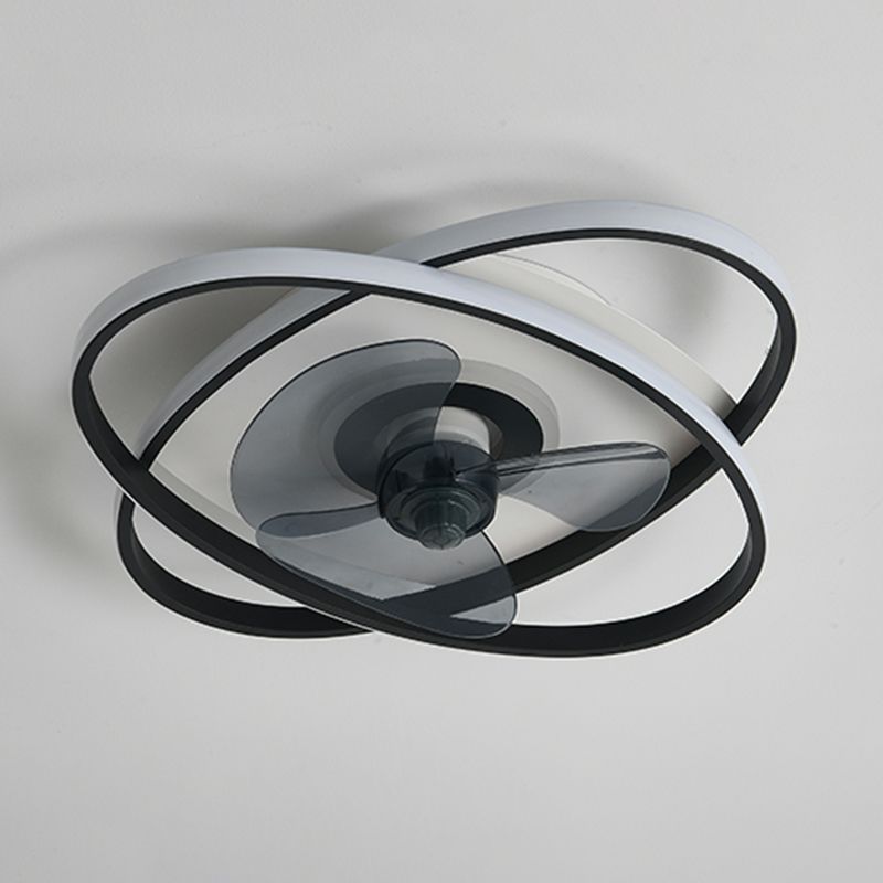 Arisha Double-ring Ceiling Fan with Light, 5 Colour, DIA 50CM