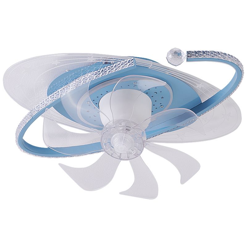 Minori Oval Ceiling Fan with Light, 3 Colour, DIA 50CM