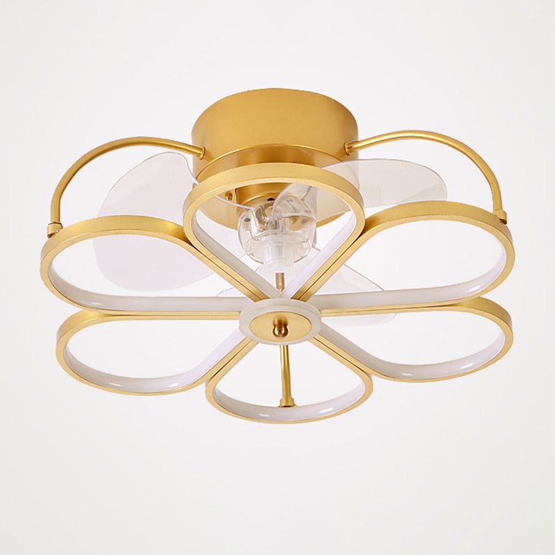 Hana Ceiling Fan with Light, 3 Style, DIA 50CM 