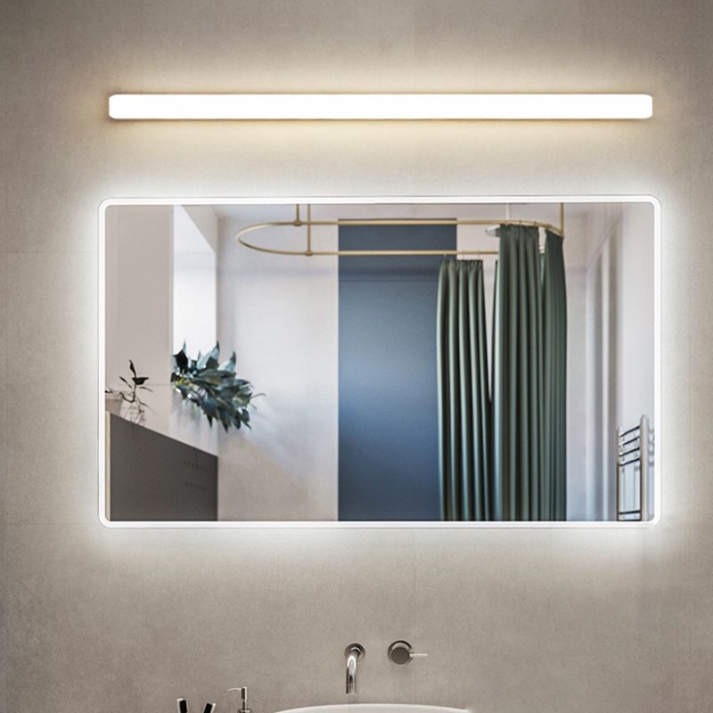 Edge white bar cabinet Mirror lamp for Bathroom, L 20/41/61/90CM