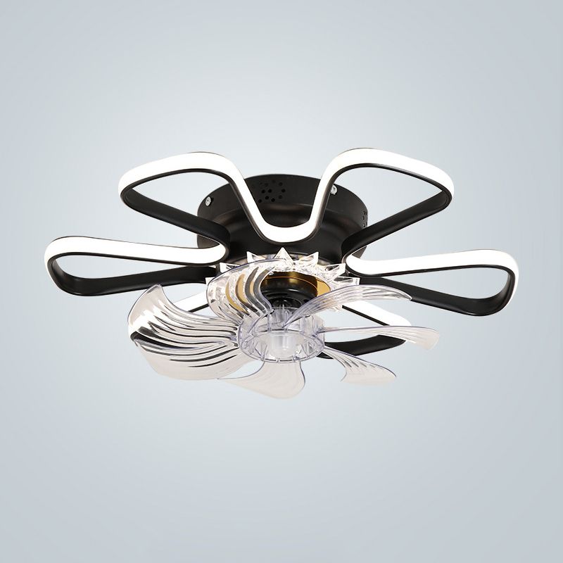 Hana Ceiling Fan with Light, 3 Colour, DIA 50CM