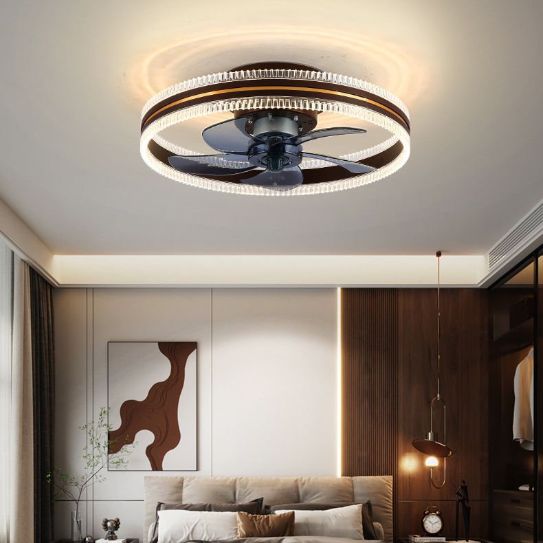 Kirsten Double-light Ceiling Fan with Light, 4 Colour, DIA 50CM