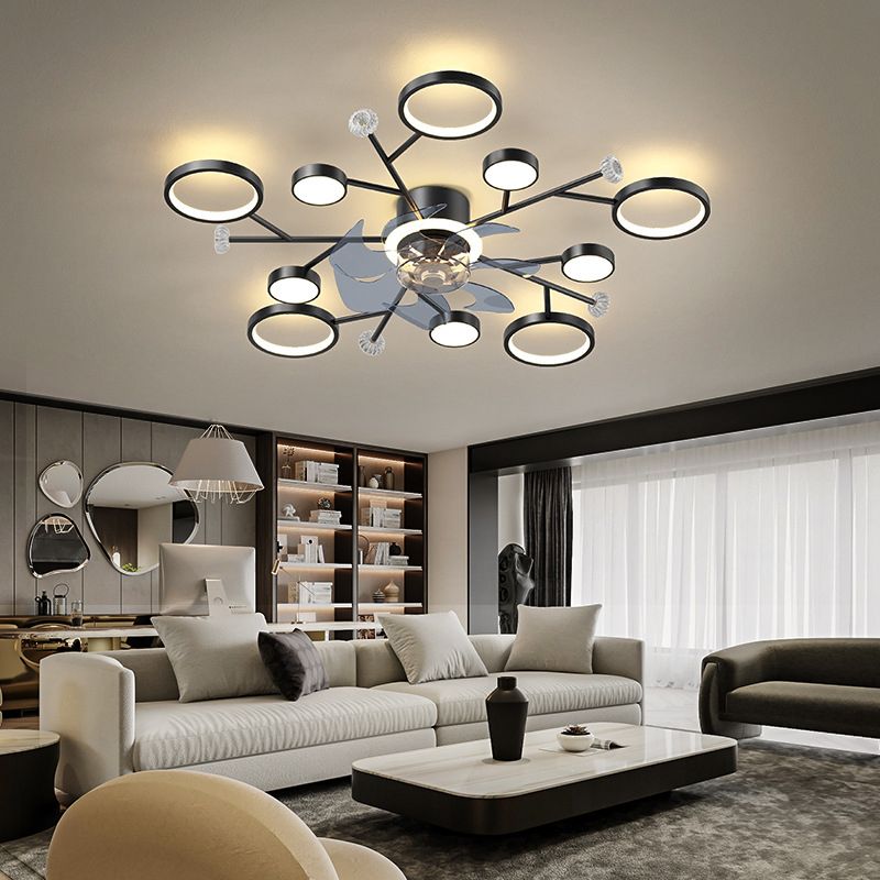 Weiss Ceiling Fan with Light, 2 Colour, DIA 68/88/107cm