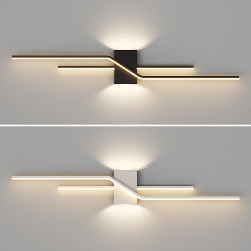 Alana Double-linear Wall Lamp, 4 Colours, L 100CM