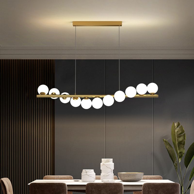 Valentina Linear Pendant Lamp, 7/9/11 Heads