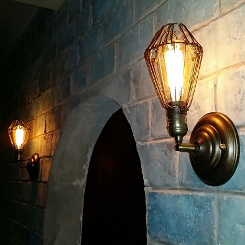 Alessio Industriel Hallway Væglampe, 2 Farve