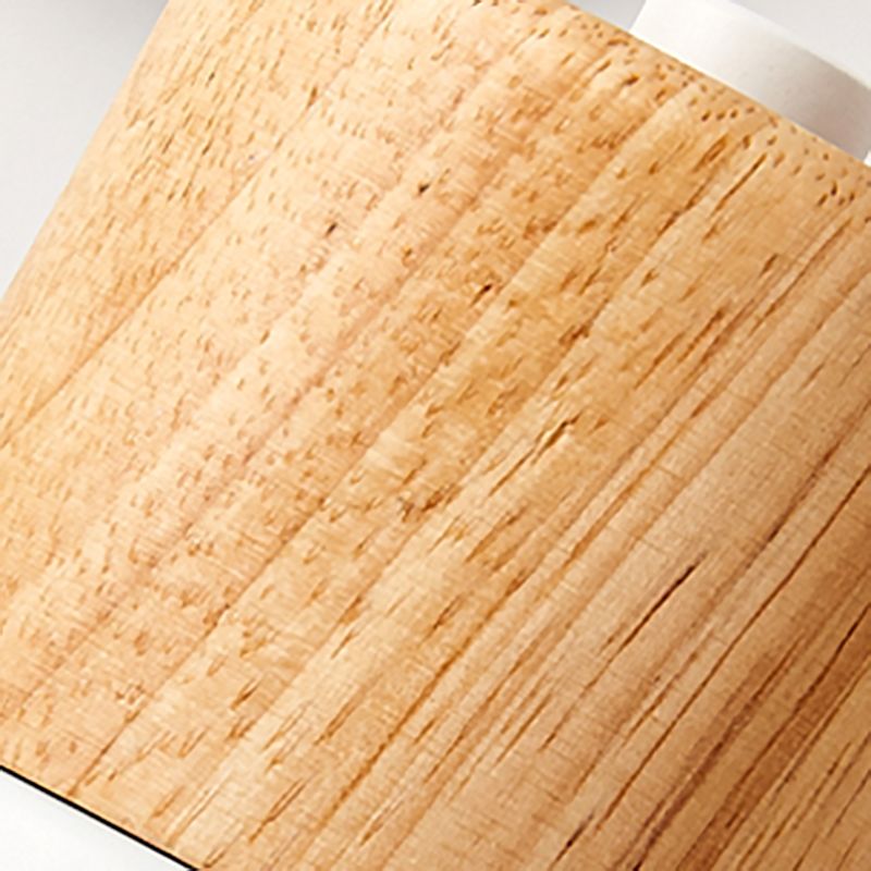 Ozawa Nordic Can Shaped Adjustable Wall Lamp, Metal/Wood, White 