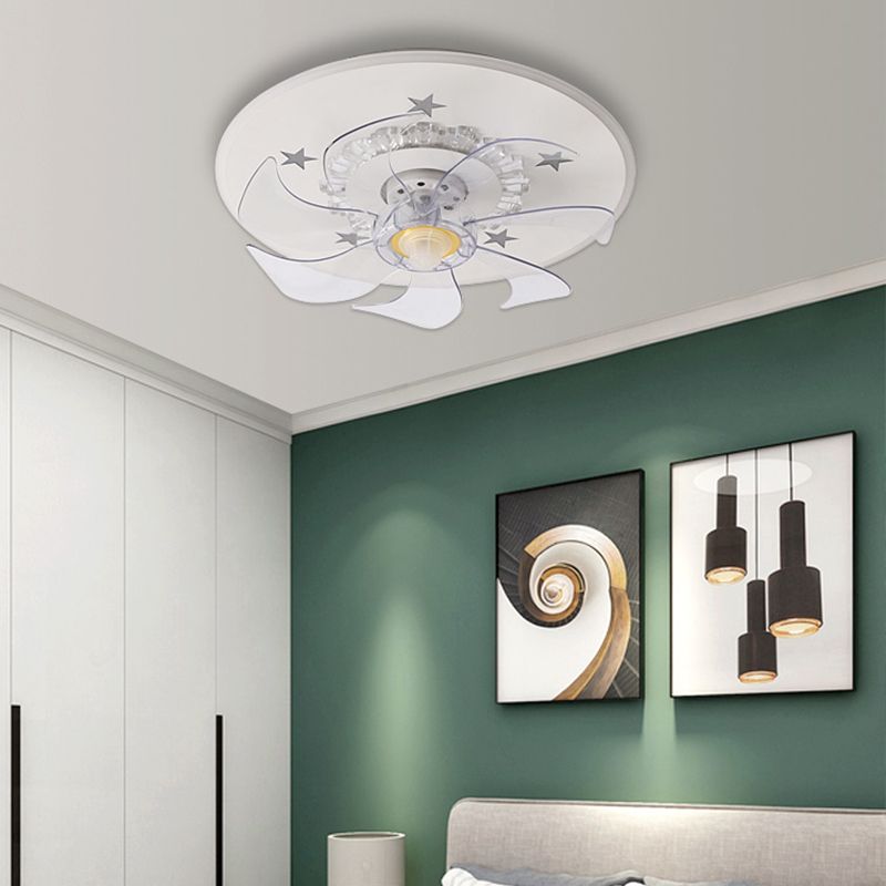 Edge Ring Ceiling Fan with Light, 6 Colour, DIA 40CM 