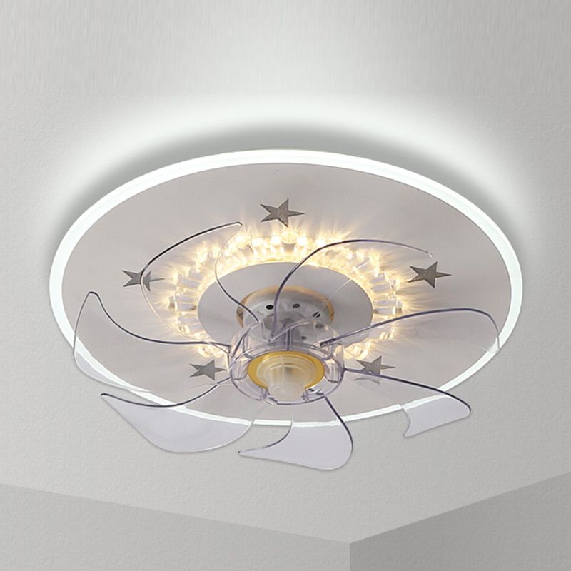 Edge Ring Ceiling Fan with Light, 6 Colour, DIA 40CM