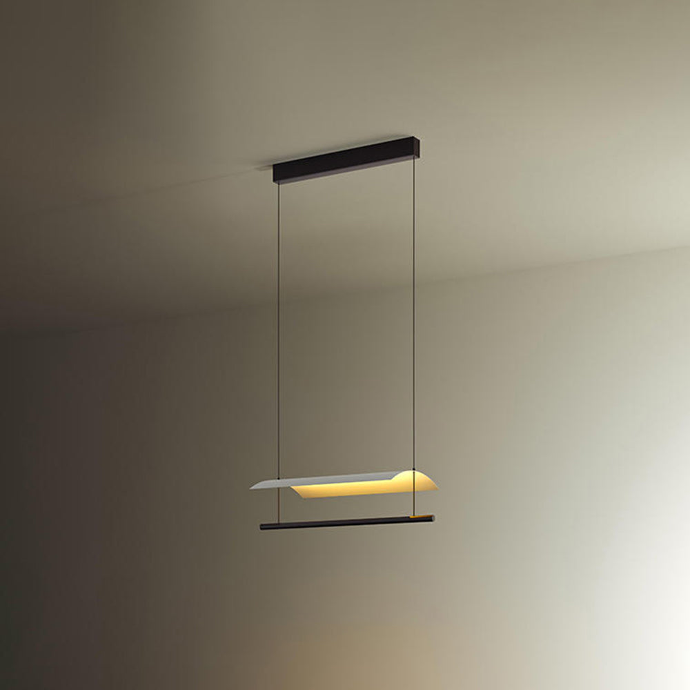 Edge Pendant Lamp, Metal&amp;Acrylic, Living Room/Bedroom, 30/59/99/118CM 