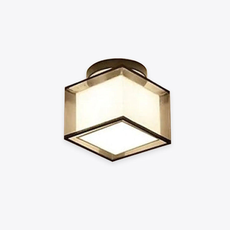 Renée Modern Minimalist Ceiling Lamp with Three-Dimensional Geometric Shape