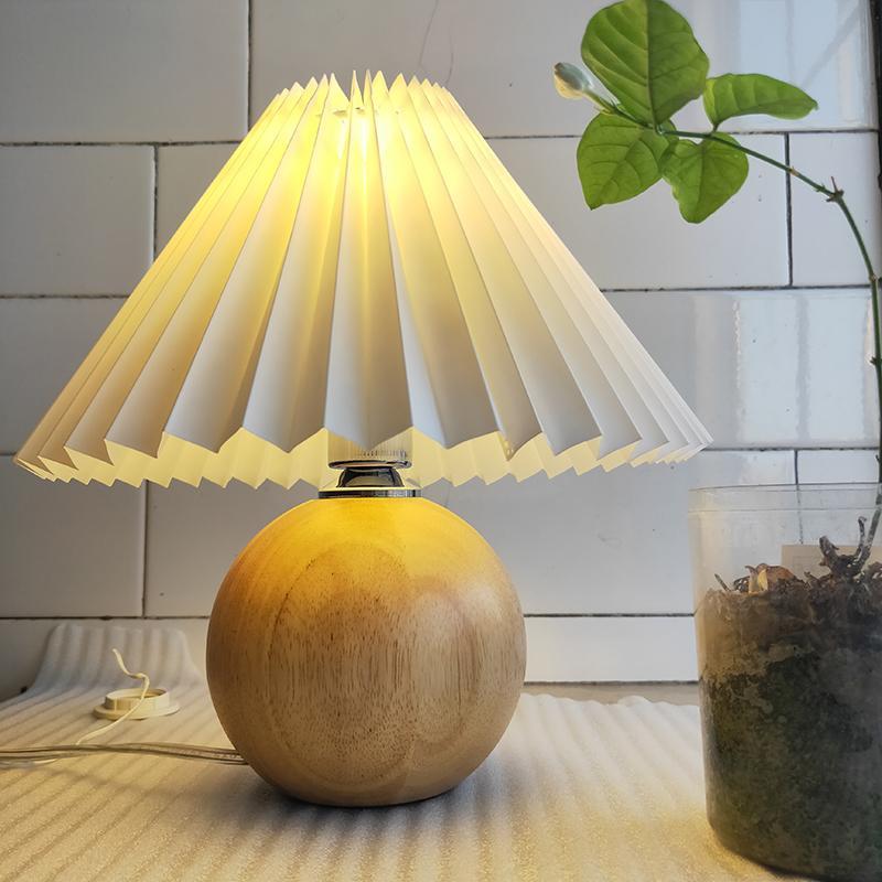 Vintage-bordlampe i rattan i Yamato-stil - Las Sola-DK