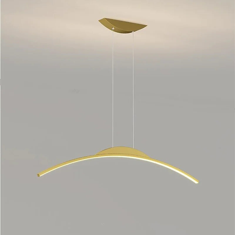 Nordic Simple LED Linear Chandeliers