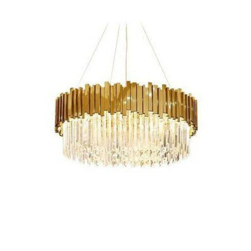 Light Luxury crystal Chandeliers Atmosphere Lsekrone Lamp 