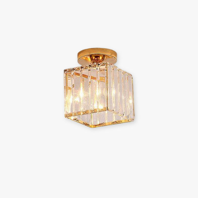 Modern Simple Crystal Ceiling Lamp for Bedroom, Hallway 