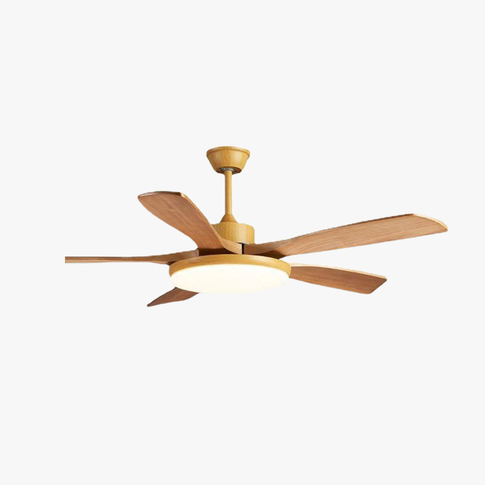 Haydn 5-Blade Ceiling Fan with Light, 2 Colour, Metal &amp; ABS, DIA132CM 